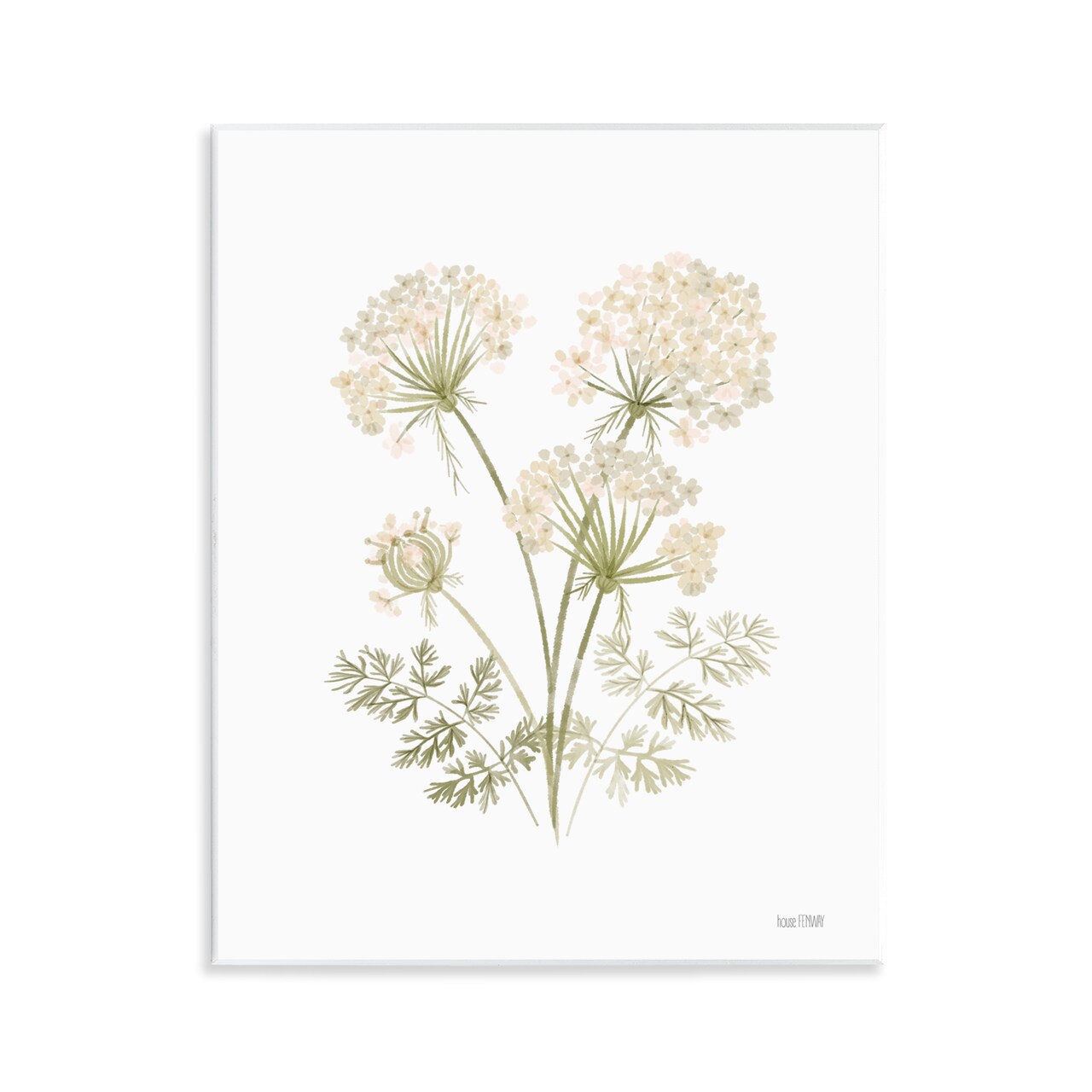 Stupell Industries Spring Dandelion Sprigs Wall Plaque Art Design by House Fenway